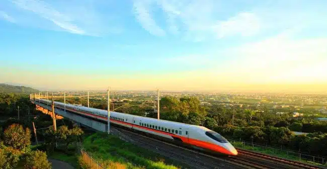 High-speed Train to Mount Emei