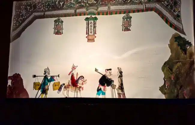 shadow puppetry at yongxingfang - China Xian Tour: Private & Tailor-Made China Tours Shadow Puppetry at Yongxingfang