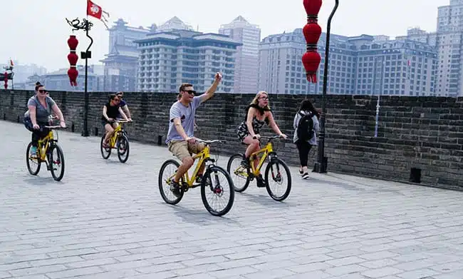 City-Wall650 (71) - China Xian Tour: Private & Tailor-Made China Tours Cycle on Xian City Wall