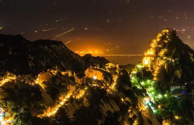 Huashan at Night