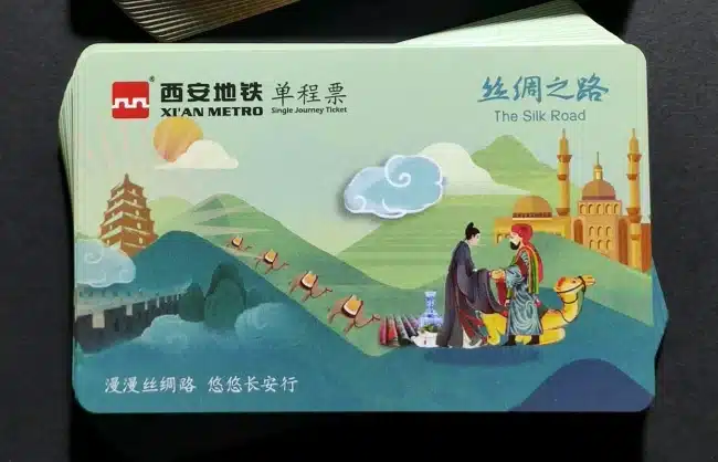 Xian Metro Single Journey Ticket - China Xian Tour: Private & Tailor-Made China Tours Xian Metro Single Journey Ticket
