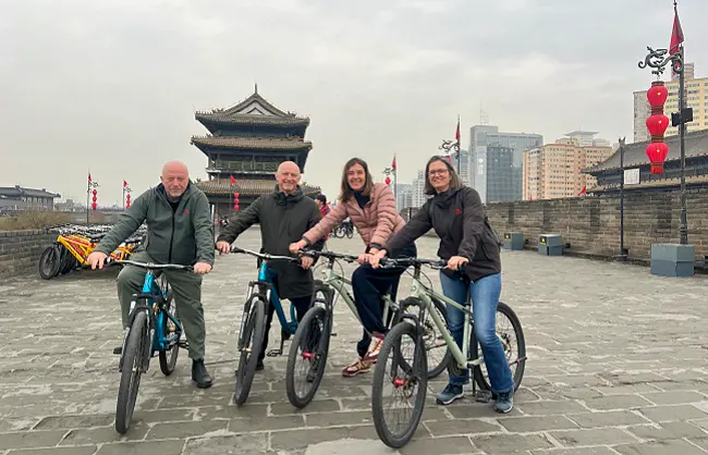 Bike Riding on the Xi'an City Wall