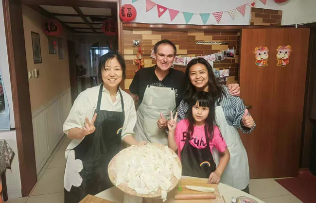 local family visit xian