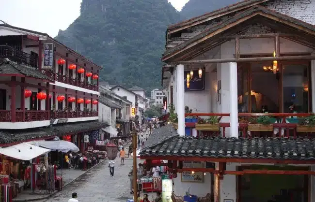 Yangshuo-West-Street - China Xian Tour: Private & Tailor-Made China Tours Guilin Yangshuo West Street 1