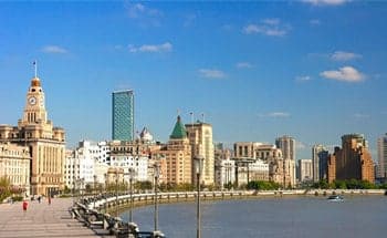The Bund in Shanghai