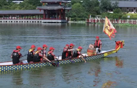 Dragon Boating in Tang Paradise - China Xian Tour: Private & Tailor-Made China Tours Dragon Boating in Tang Paradise