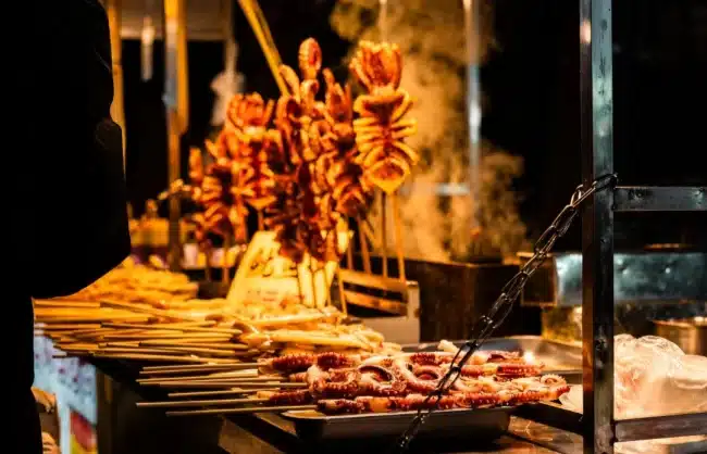 sajinqiao food street with many muslim snacks - China Xian Tour: Private & Tailor-Made China Tours Sajinqiao Food Street with Many Muslim Snacks