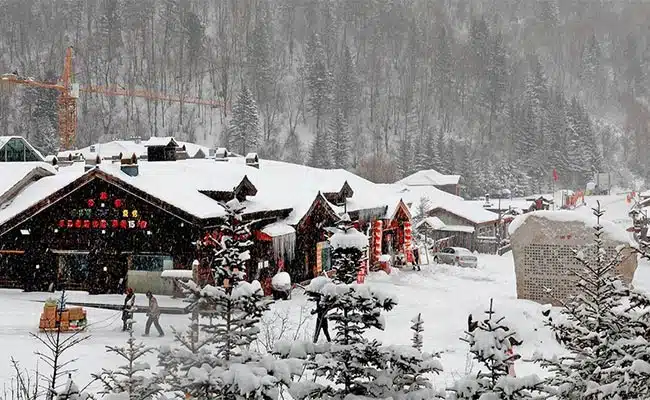 China Snow Town