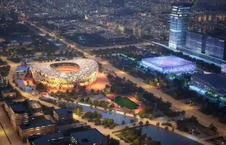 bird nest and water cube - China Xian Tour: Private & Tailor-Made China Tours Bird Nest and Water Cube at night