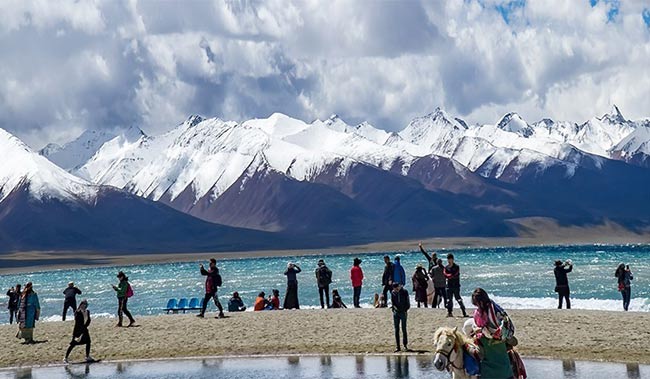 Tibet Namtso Lake