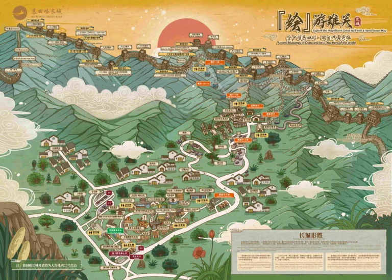 mutianyu great wall map | China Xian Tour: Private & Tailor-Made China Tours Mutianyu Great Wall Map