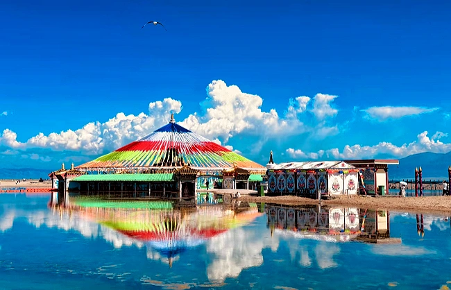 Erlangjian Scenic Area Qinghai Lake in Xining