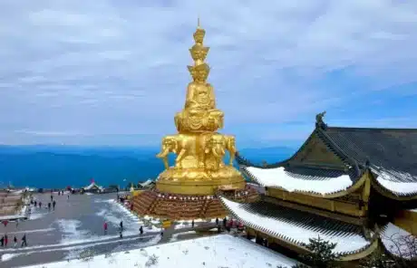 emei mountain - China Xian Tour: Private & Tailor-Made China Tours The Golden Summit of Emei Mountain