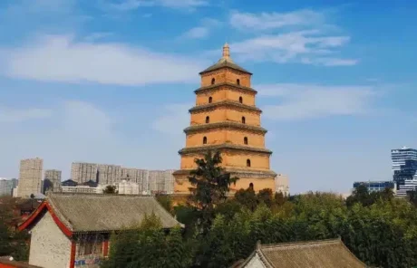 Xian-Big-Wild-Goose-Pagoda - China Xian Tour: Private & Tailor-Made China Tours Trip to Xian Big Wild Goose Pagoda