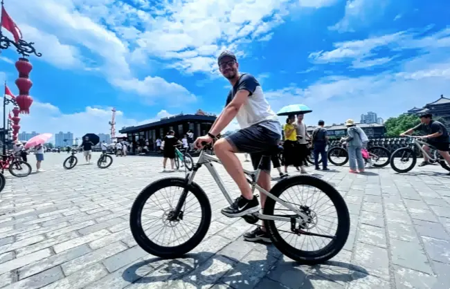 Bike Riding on the Xi'an City Wall