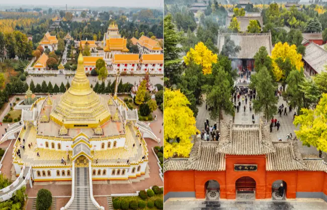 White Horse Temple and Southeast Asian style architecture