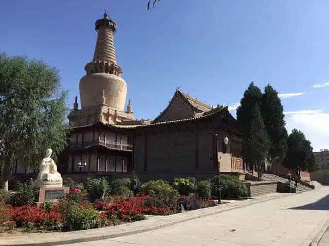Dafo Temple in Zhangye - China Xian Tour: Private & Tailor-Made China Tours Clay Pagoda in Giant Buddha Temple Zhangye