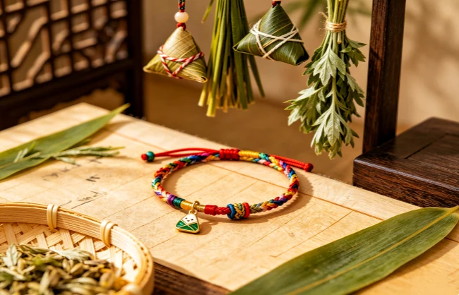 dragon-boat-festival | China Xian Tour: Private & Tailor-Made China Tours Dragon Boat Festival zongzi and colorful bracelets