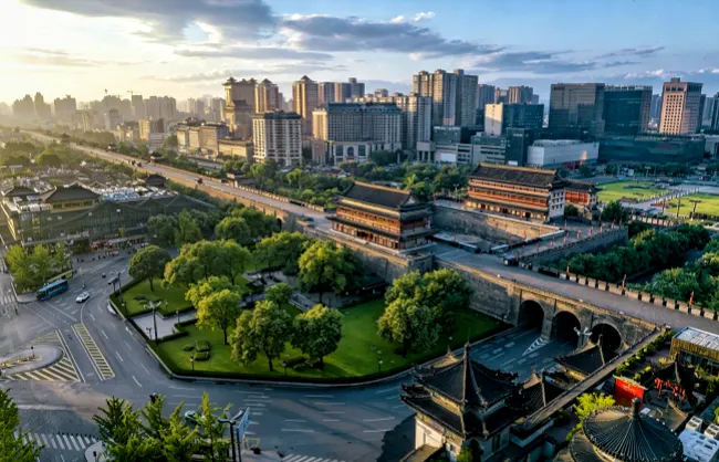xian-city-view-in-june | China Xian Tour: Private & Tailor-Made China Tours Xi'an city view in June