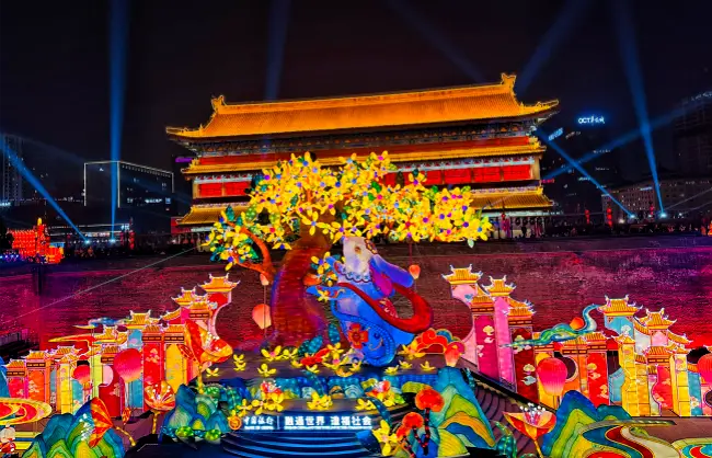 xian-city-wall-lantern-festival | China Xian Tour: Private & Tailor-Made China Tours Xi'an City Wall Lantern Festival