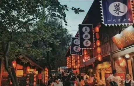 Chengdu-Jinli-Pedestrian-Street-1 - China Xian Tour: Private & Tailor-Made China Tours Chengdu Jinli Pedestrian Street