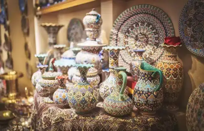 Souvenirs on a Xinjiang bazaar