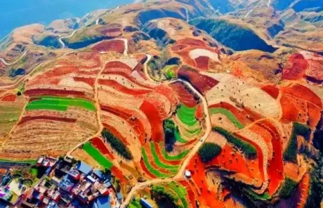 Yunnan-Dongchuan-Red-Land - China Xian Tour: Private & Tailor-Made China Tours Yunnan Dongchuan Red Land