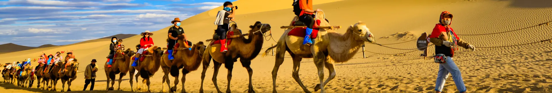China Silk Road camel riding