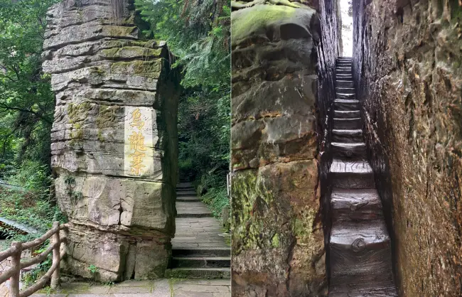Hiking in Wulong Village with refreshing air