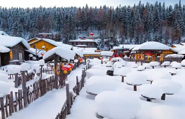 China Snow Town