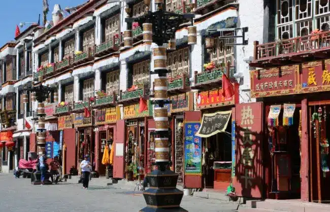 Tibet Lhasa Barkhor Street
