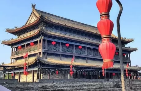 Xian tours with the ancient City Wall