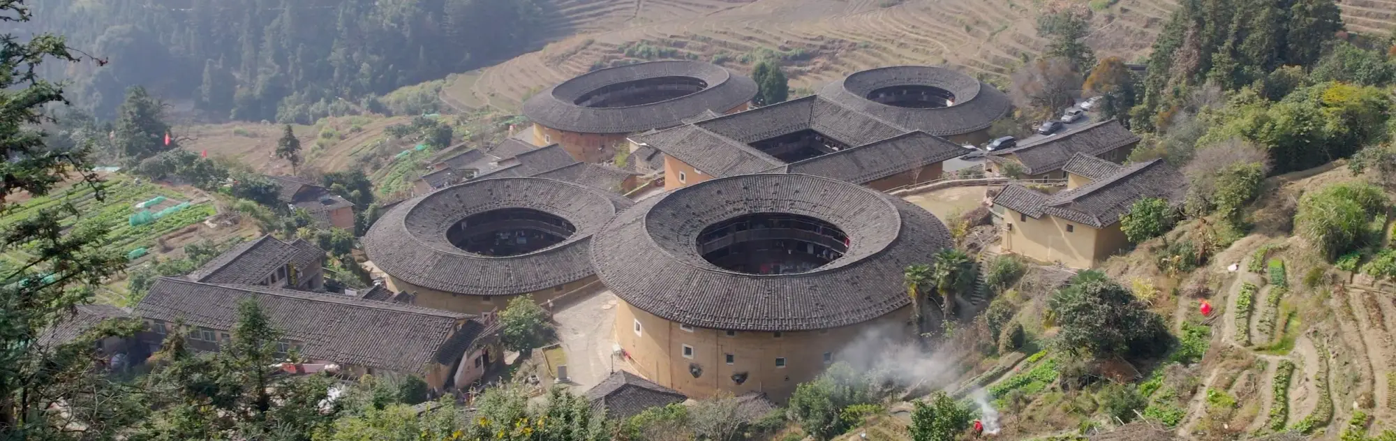 Fujian Tianluokeng Tulou head