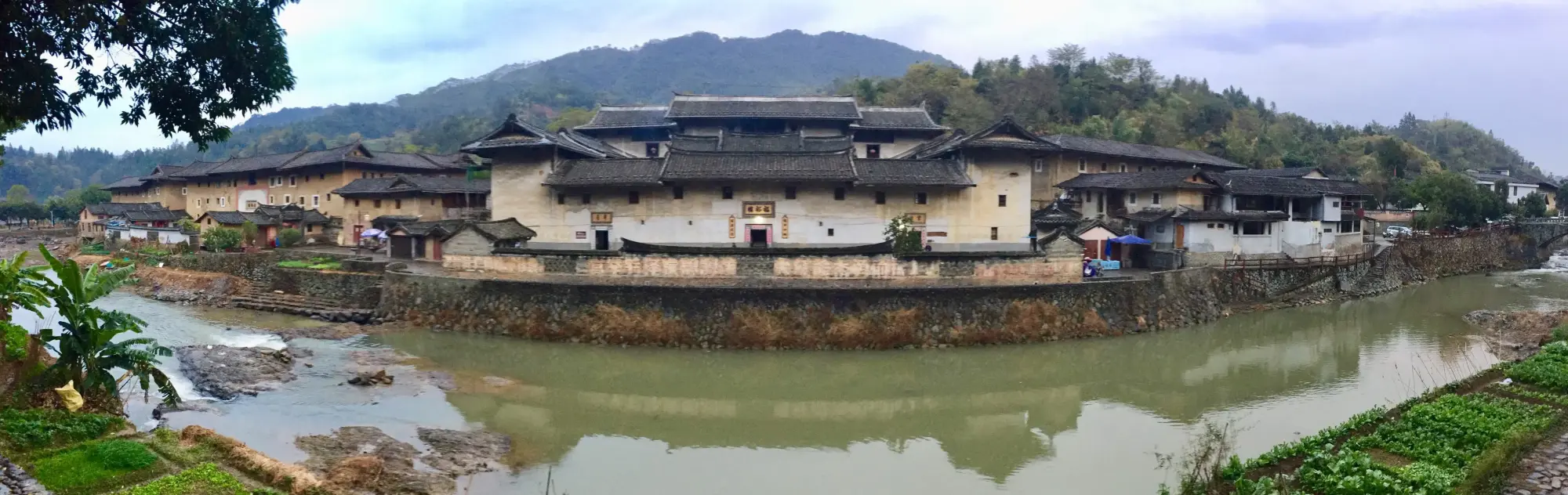 Fujian Hongkeng Tulou head