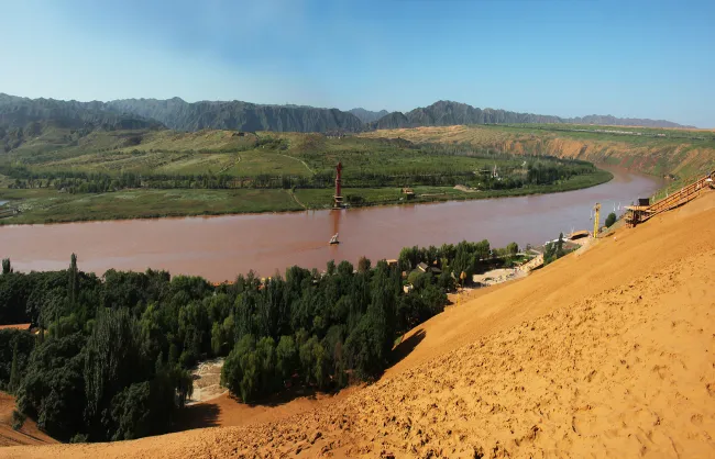 Shapotou-Scenery - China Xian Tour: Private & Tailor-Made China Tours Shapotou-Scenery
