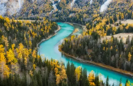 kanas lake in october - China Xian Tour: Private & Tailor-Made China Tours Kanas Lake in October