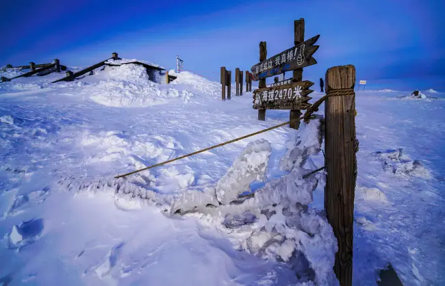 Changbai Mountain West Slope Winter