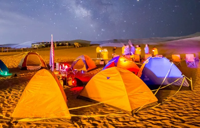 Dunhuang Desert Camping