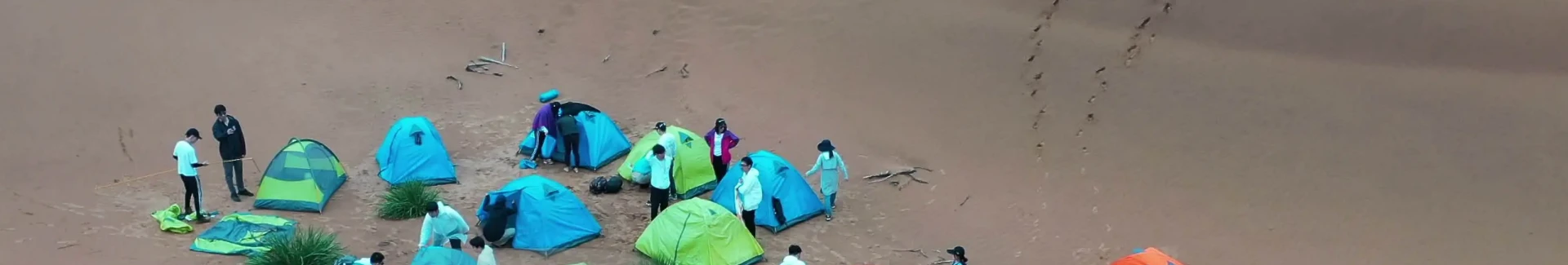 Dunhuang Desert Camping head