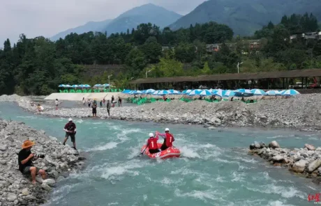 Rafting in Dujiangyan - China Xian Tour: Private & Tailor-Made China Tours Rafting in Dujiangyan