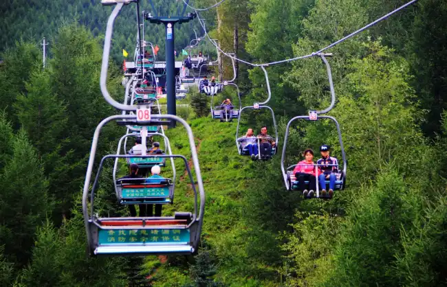 Wutai Mountain Cable Car - China Xian Tour: Private & Tailor-Made China Tours Shanxi Wutai Mountain Cable Car