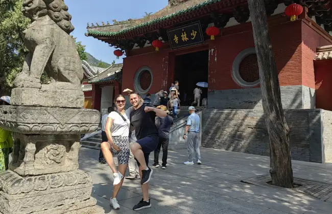 chinese kung fu at shaolin temple