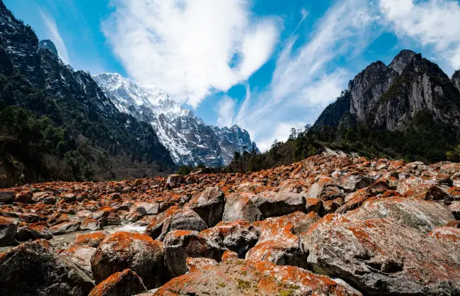red-rock-park Hailuogou Glacier National Park - China Xian Tour: Private & Tailor-Made China Tours red-rock-park Hailuogou Glacier National Park
