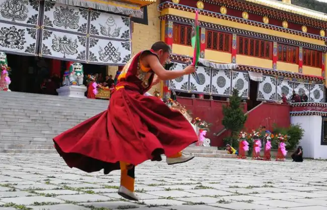 vajra-dance - China Xian Tour: Private & Tailor-Made China Tours vajra-dance Nanwu Temple