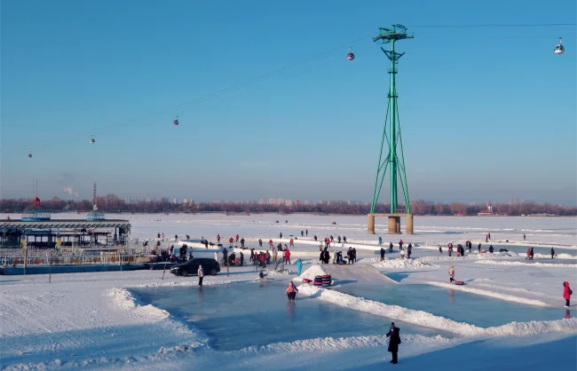 Harbin Songhua River Winter
