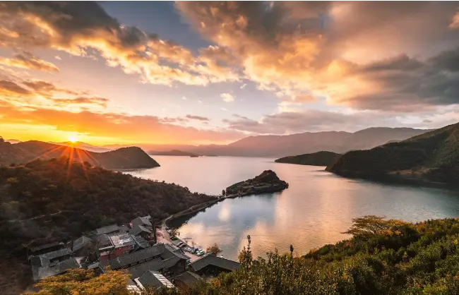 Lugu Lake Sunrise
