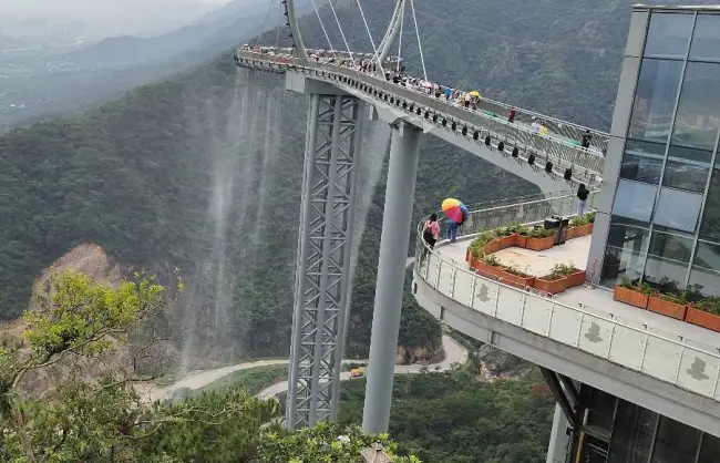 Qingyuan Huangtengxia Glass Corridor