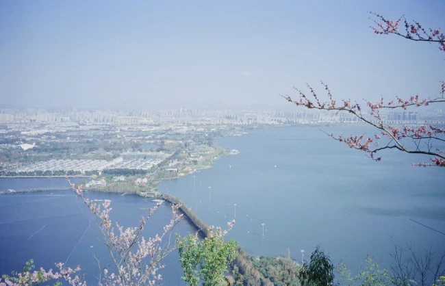 Dianchi Lake panoramic view from Western Hills