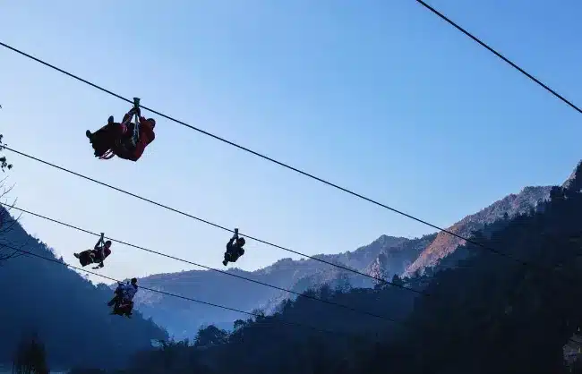 Flying Across the Nu River
