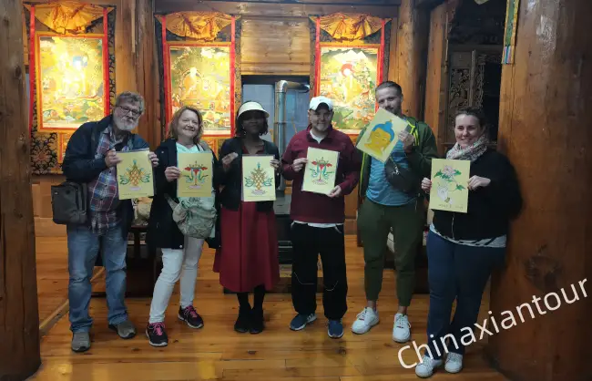 Yunnan Shangri-la Thangka Painting